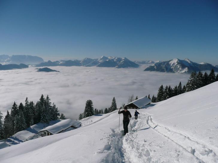 Schneeschuhtour zum Hochgernhaus in den Chiemgauer Alpen
