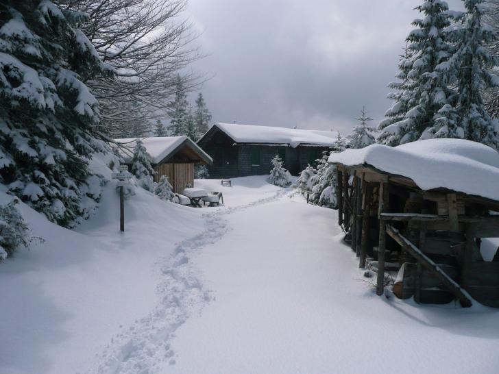 Schneeschuhtour zum Hochkopf in den Bayerischen Voralpen