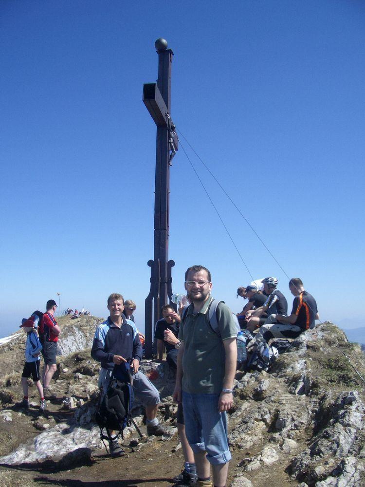 Lenker auf dem Gipfel
