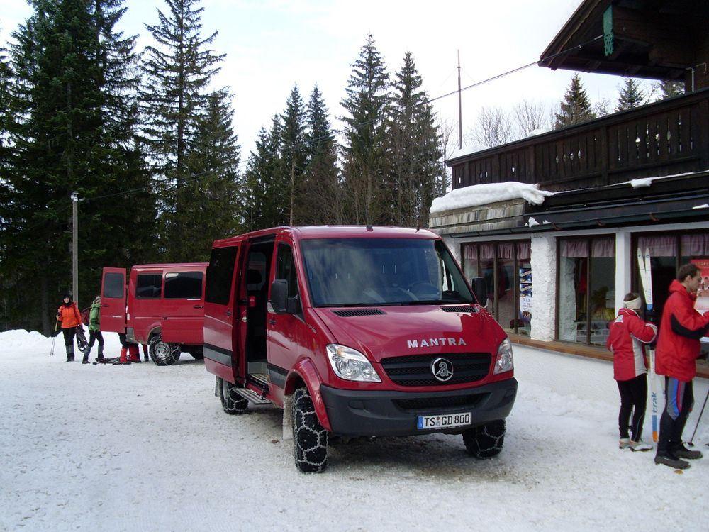 Unser Fahrzeug zur Alm