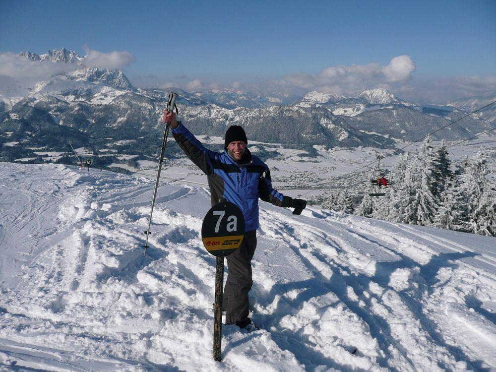 Ich auf der Piste in St. Johann