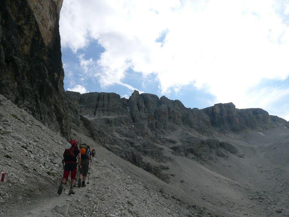 Aufstieg Richtung Boe