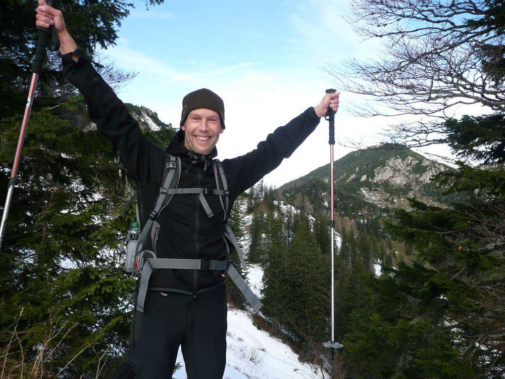 Im Hintergrund der Hochfelln