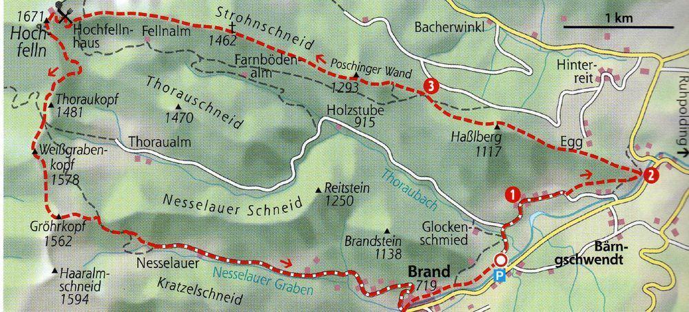 Wanderung in den Bay Hausbergen: Göhrkopf u. Weißgrabenkopf 1578 m