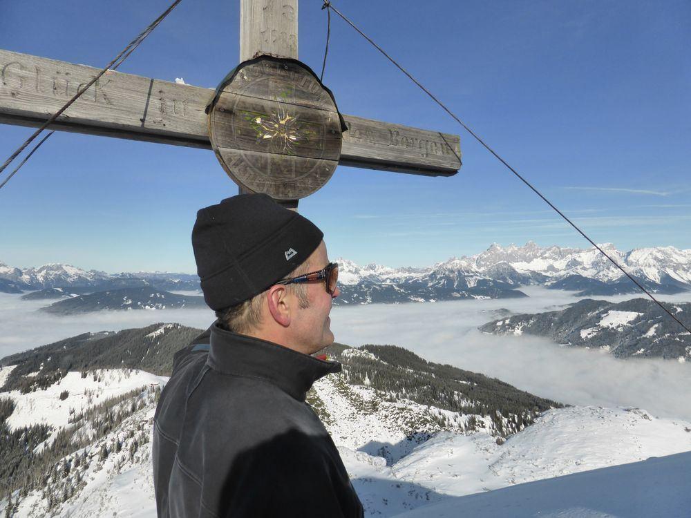 Werner auf dem Gipfel :-)