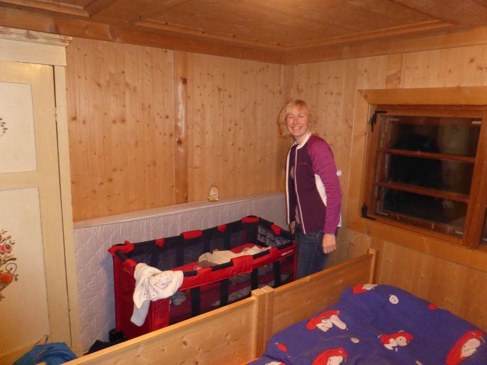 Unser Zimmer in der Hütte