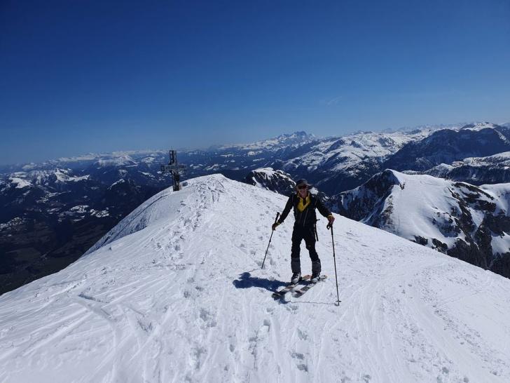 Schwere Skitour Hoher Göll in den Berchtesgadener Alpen