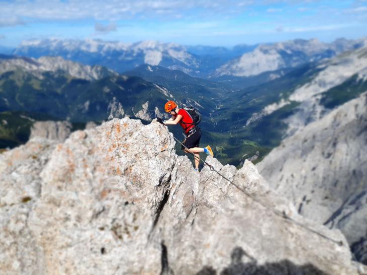 Innsbrucker Klettersteig über sieben Gipfel bis Frau-Hitt 