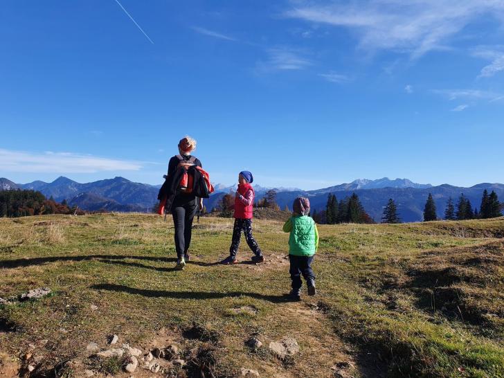 Grassau Oktober 2021 - Drei Almen Wanderung und Hochplatten Berglauf