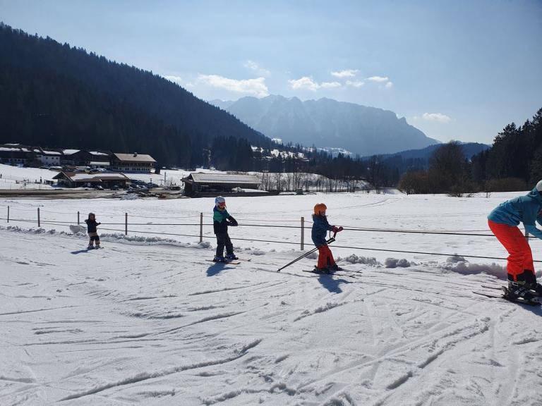 Grassau März 2022 - Winter, Skitouren, Ski und Chiemsee